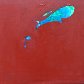 AUFTAUCHEN - Acryl auf Leinwand - 40x40cm