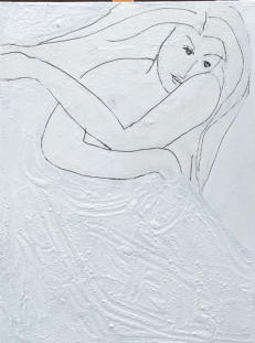 EINSAM - Acryl auf Leinwand - 80x60cm