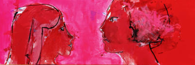 FASZINATION - Acryl auf Leinwand - 120x40cm