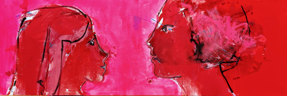 FASZINATION - Acryl auf Leinwand - 120x40cm