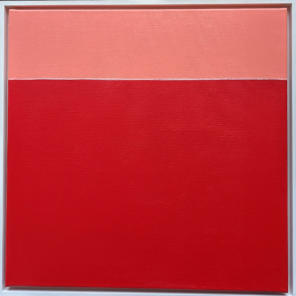 ROSAROT - Acryl auf Leinwand - 60x60cm